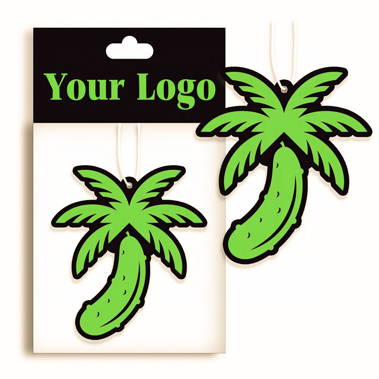 Custom Home Scent Paper Air Car Freshener Device With Custom Logo Printing