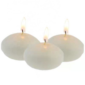 Home Decoration 3 Inch Tealight Yellow Flicker Floating Flameless Led Tea Light Candles