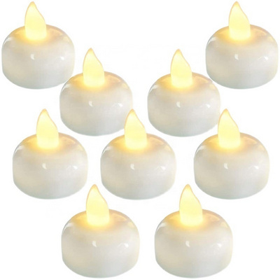 Amazon Hot Selling 3" floating candles flameless White Waterproof Christmas Floating Candles