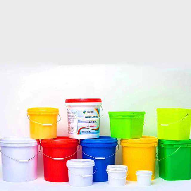 airtight new rectangular 30cm glass industrial construction cement mixing plastic buckets 20l with custom label of gardeneries