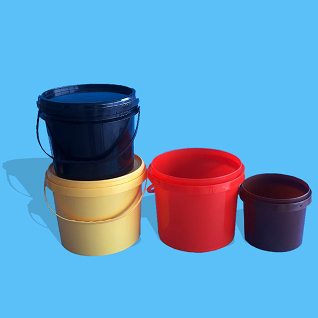 wholesale  black plastic drums 20l large pail plastic bucket with handle and lid for sale jar plastic