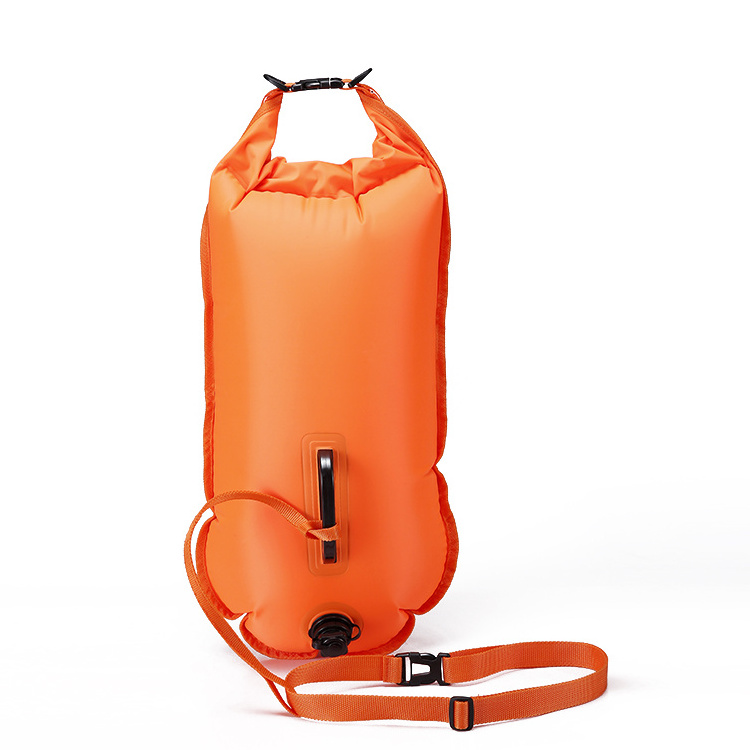 Swim Buoy Safety Tow Float 28 litres Dry Bag High Visibility Ideal for Open Water Swimming SUP Kayaking Fishing Snorkeling