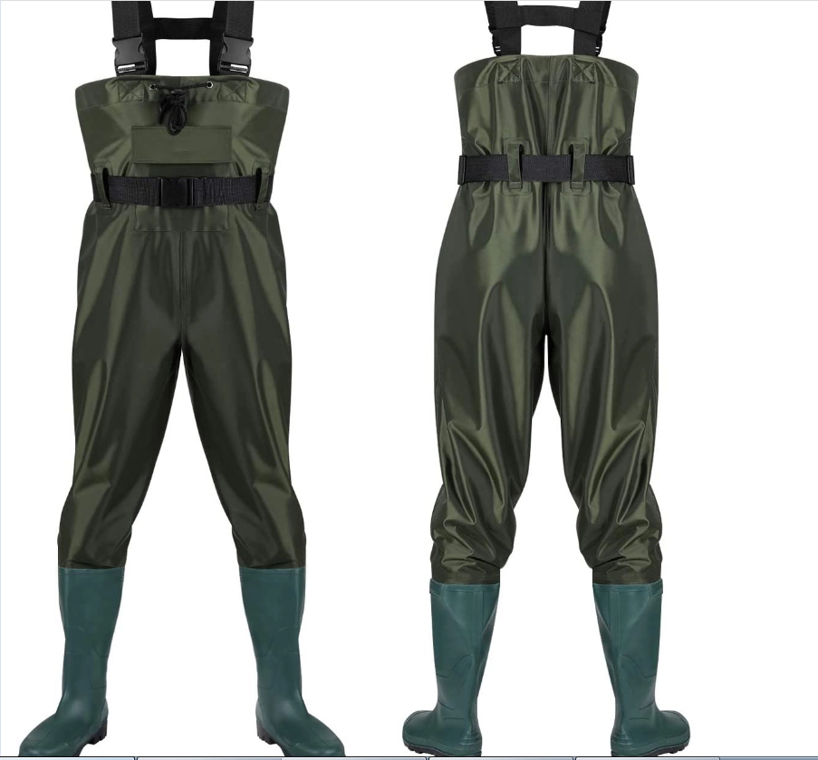 Hot Seller Custom Breathable Nylon PVC Fishing Chest Wader Multi-function Chest Wader Neoprene Waders for Fishing