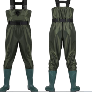 Hot Seller Custom Breathable Nylon PVC Fishing Chest Wader Multi-function Chest Wader Neoprene Waders for Fishing