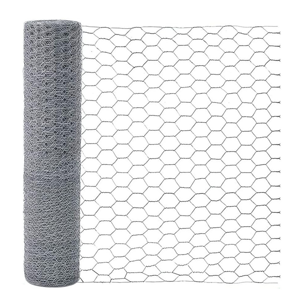 Chicken Hexagonal Wire Mesh Netting Wire Galvanized Hexagonal Fencing Wire to Protect Gardening Plant Vegetable Flower Fruits