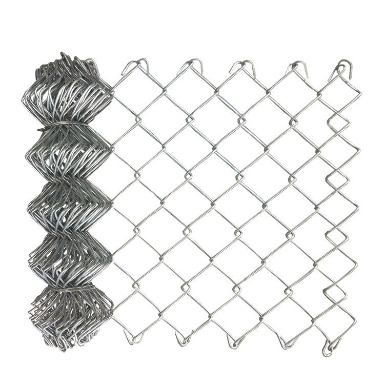 Easily Assembled chain link fence panels for sale cyclone wire mesh 100 ft roll chain link fence barbed wire extension arms