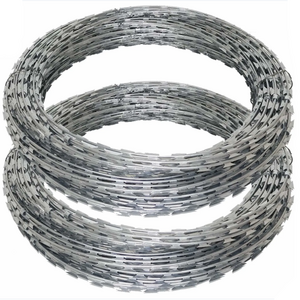 Stainless Steel Razor Barbed Wire/Concertina Blade Fencing Security Wire Roll Price for Farm Prison Safety Fence