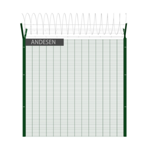 Easily Assembled 358 security fence anti climb clearview fencing high secure powder coated Customized 358 anti climb fence price