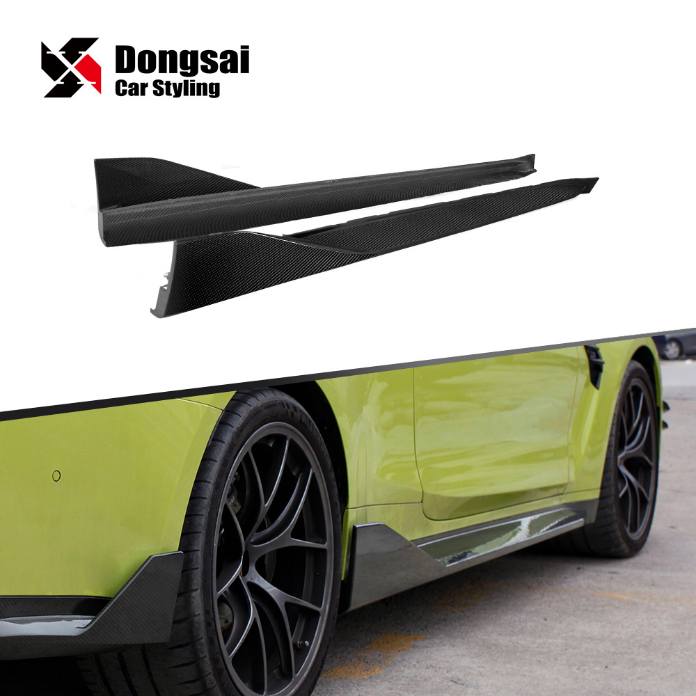 Dongsai New arrival dry carbon front car bumper lip with MP splitter  for BMW G82 G83 M4 G80 M3 Body Kit