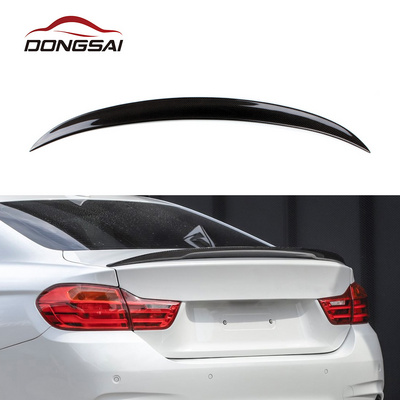 DongSai Performance style rear truck lip carbon fiber spoiler for bmw 4 series F82 M4  car spoiler