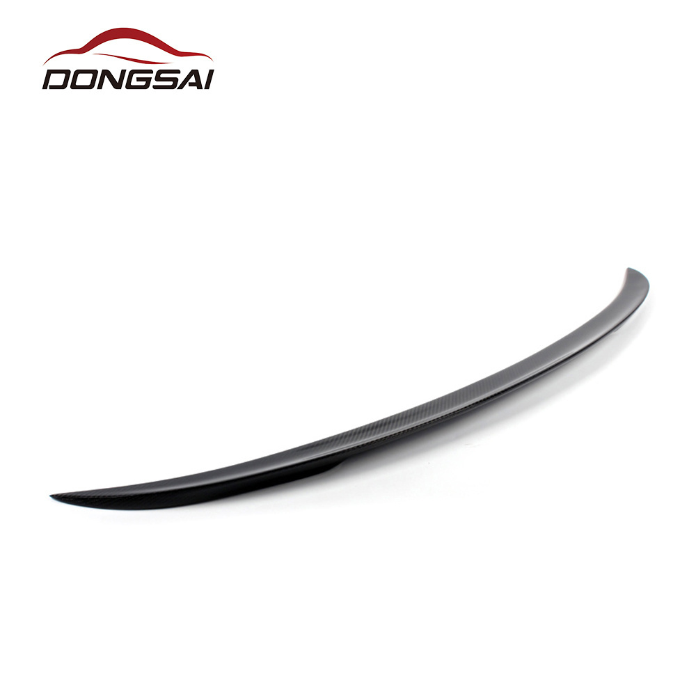 DongSai Performance style rear truck lip carbon fiber spoiler for bmw 4 series F82 M4  car spoiler