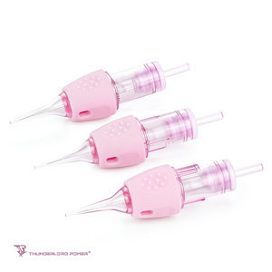 Professional tattoo supplies Pink universal 20PCS/Box Membrane tattoo needle cartridge for eyebrow tattoo/Body art