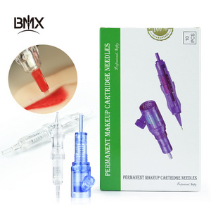 10 pcs/Box Original BMX Cartridge Tattoo Needles RL/RS/F/MG Membrane System Needles for Biomaser Cartridge Machine Grip