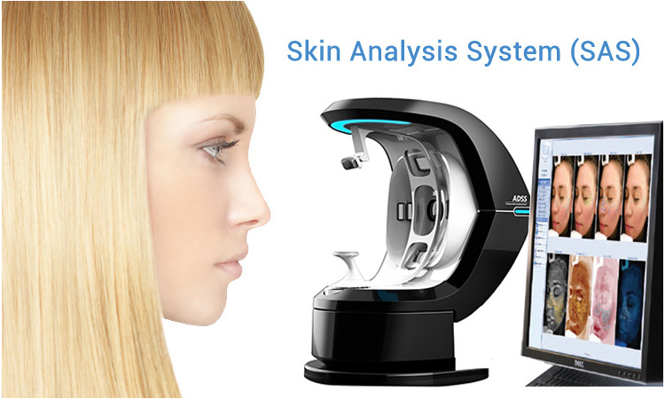 2019 Most Popular European USA  magic mirror facial skin analyzer / 3d face camera skin analyzer machine