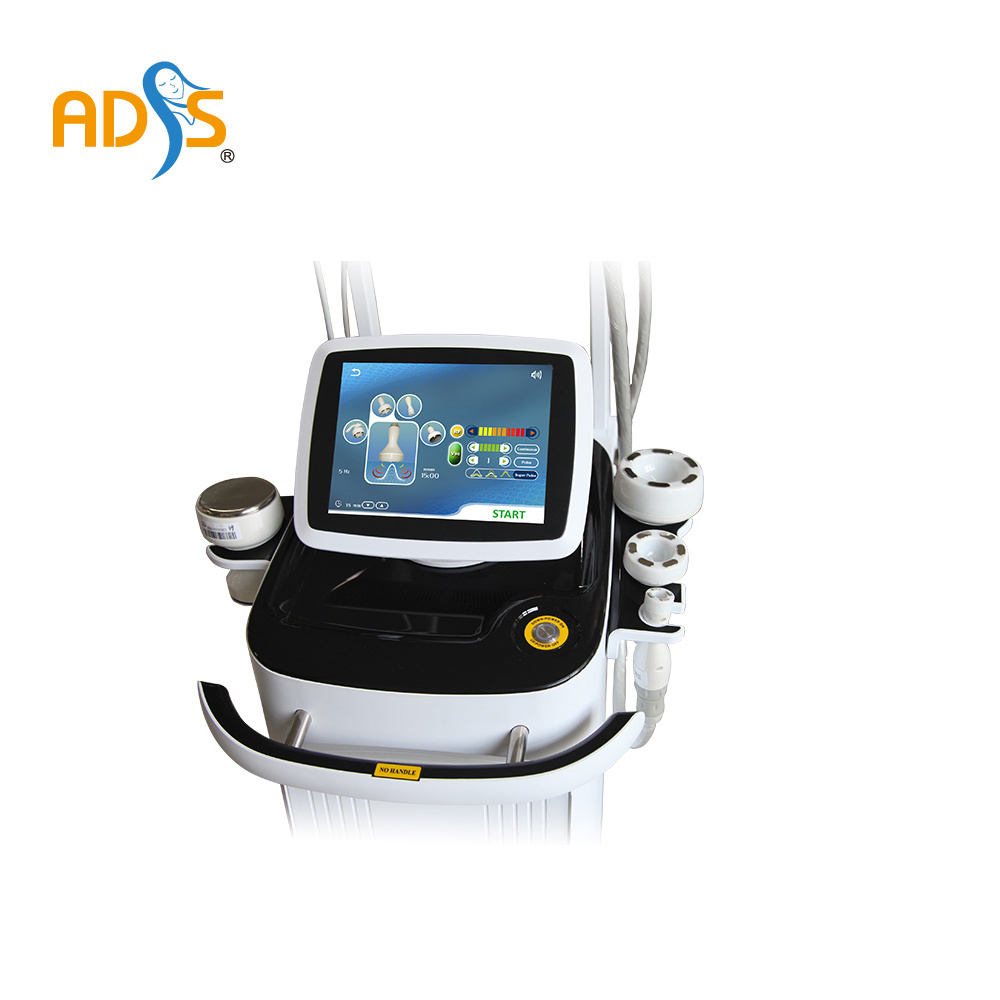 Multi-functional cold therapy fast vacuum+RF+ cavitation slimming machine