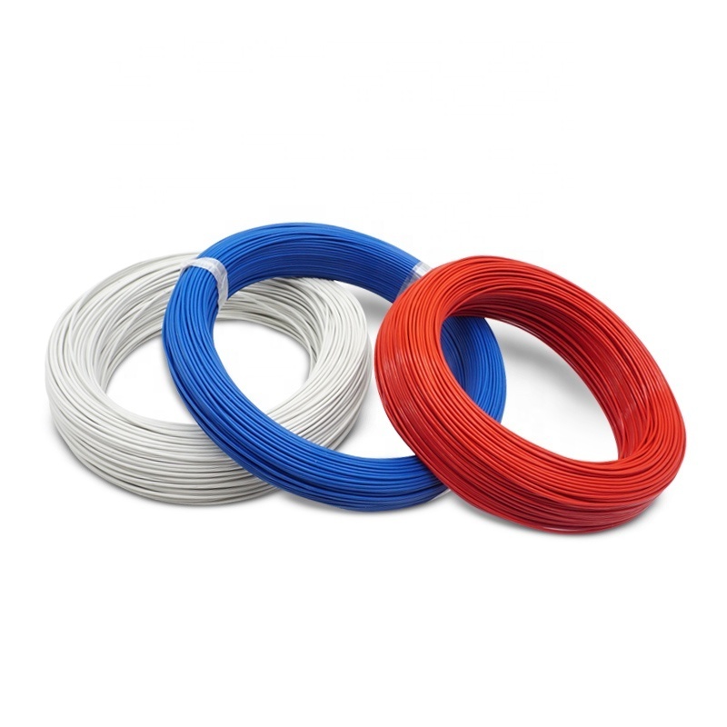 OEM VDE approval FEP PFA PTFE ETFE insulated wire high temperature extra thin coated heating electrical copper wire