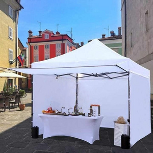 Cheap Portable 3x3 Folding Pop Up Gazebo With Side Walls Printed Canopy tent Aluminum Outdoor Waterproof Trade Show Tents