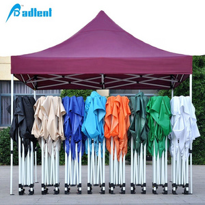 Custom logo outdoor event tent for promotion trade show folding tent canopy roof top tents steel hexagon square frame factory