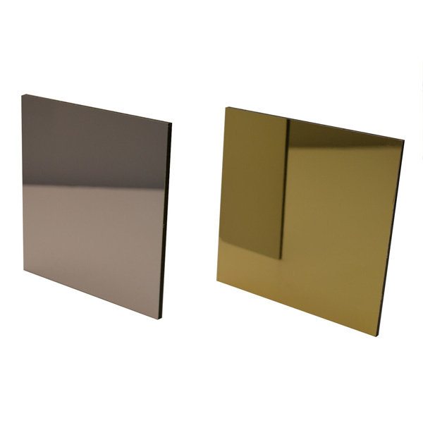 Silver Mirror Dibond Alupanel Sign Material ACM Sheet 3mm 4mm Aluminium Composite Material