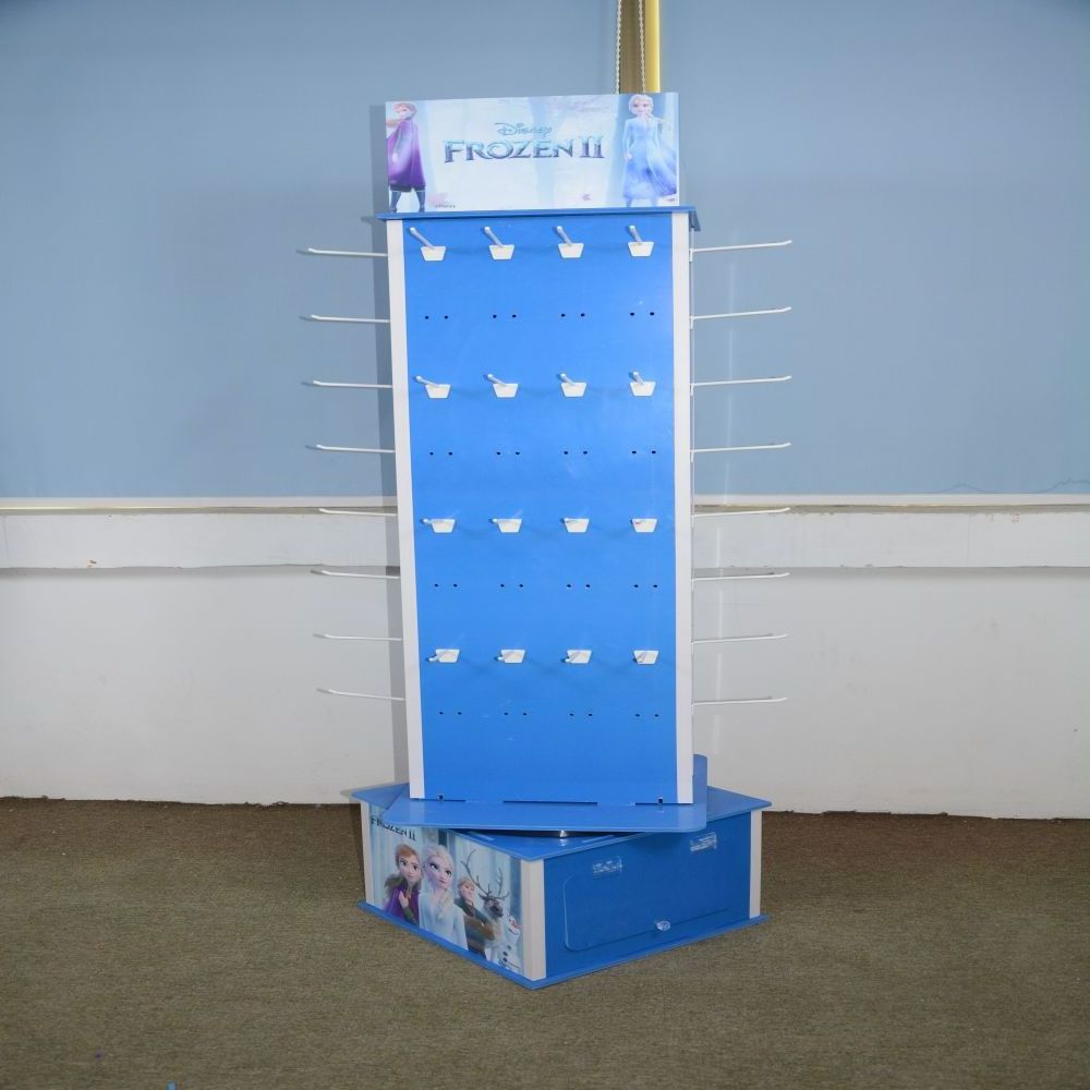 Cardboard Rack Socks Hat Turntable Rotate Display Rack Floor Rotating Display Stands