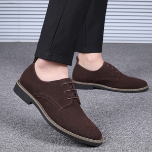 Mens casual Suede shoes  trendy shoes large size footwear