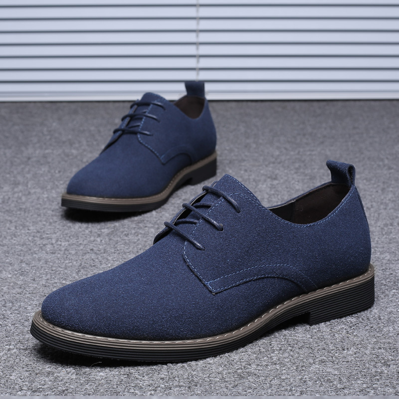 Mens casual Suede shoes  trendy shoes large size footwear