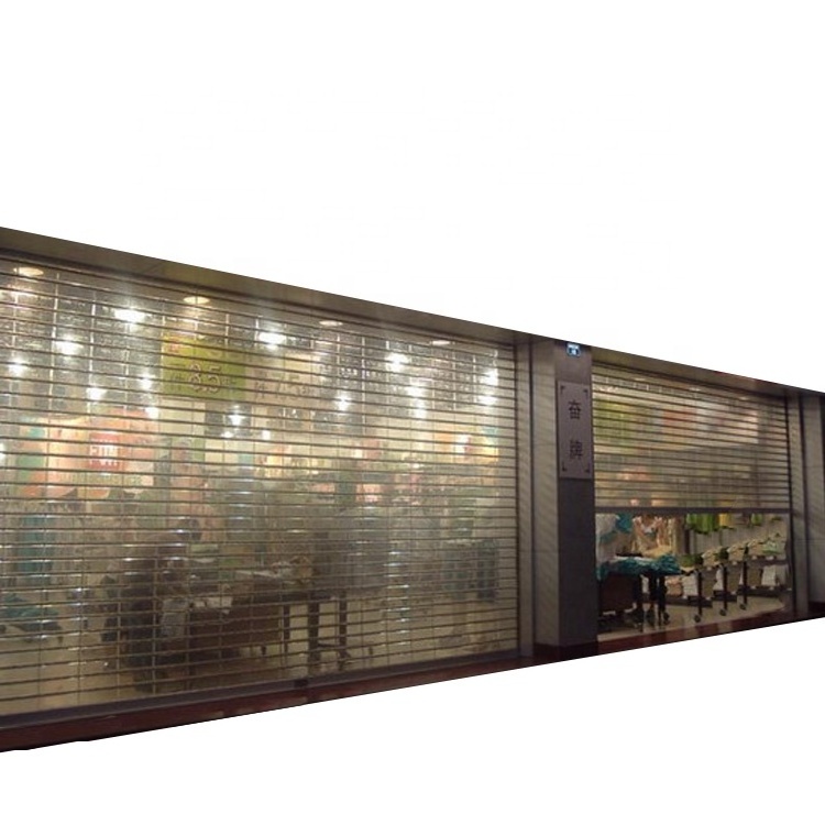 Modern automatic pc transparent polycarbonate roller shutter