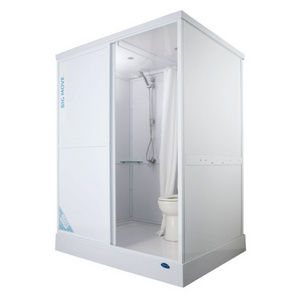 Economic prefab modular bathroom hotel container house hospital use cheap portable shower and toilet bathroom unit room