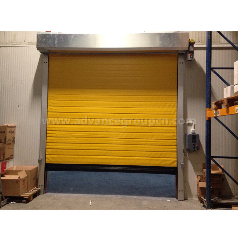 Advance high speed roll up freezer doors windproof cold storage rapid door safety freezer room doors