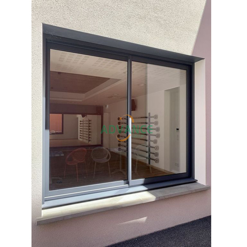 Modern design customized sliding windows triple glass hurricane impact aluminium sliding window