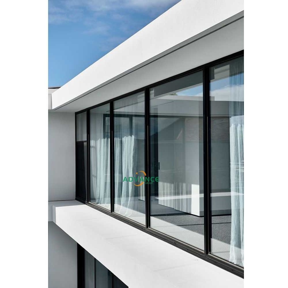 Advance Cheap Hurricane proof impact window sliding windows office glass sliding windows