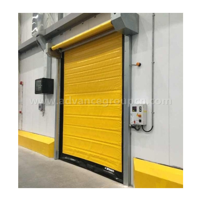 ADVANCE high quality  motorized thermal insulated pvc curtain freezer high speed rolling up doors for cold room