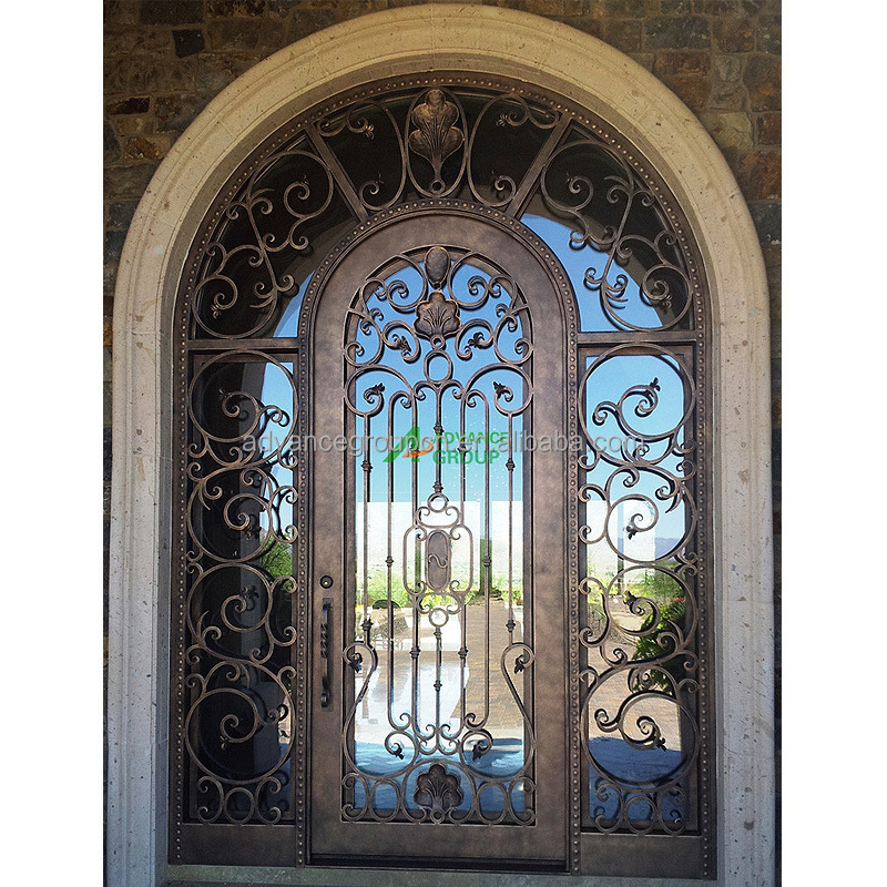 Double-open swing decorative gates wrought iron gate designs simple front gates and fences for houses