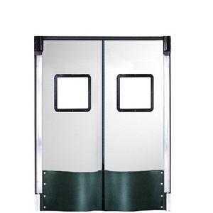 Wholesale heavy duty swing stainless traffic door commercial restaurant kitchen double acting impact traffic swing door