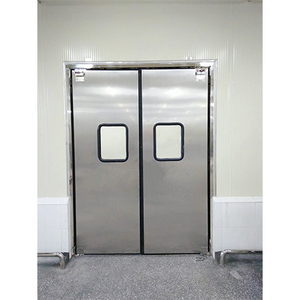 2024 Food Industry Swing Stainless Steel Traffic Kitchen Doors For Restaurant