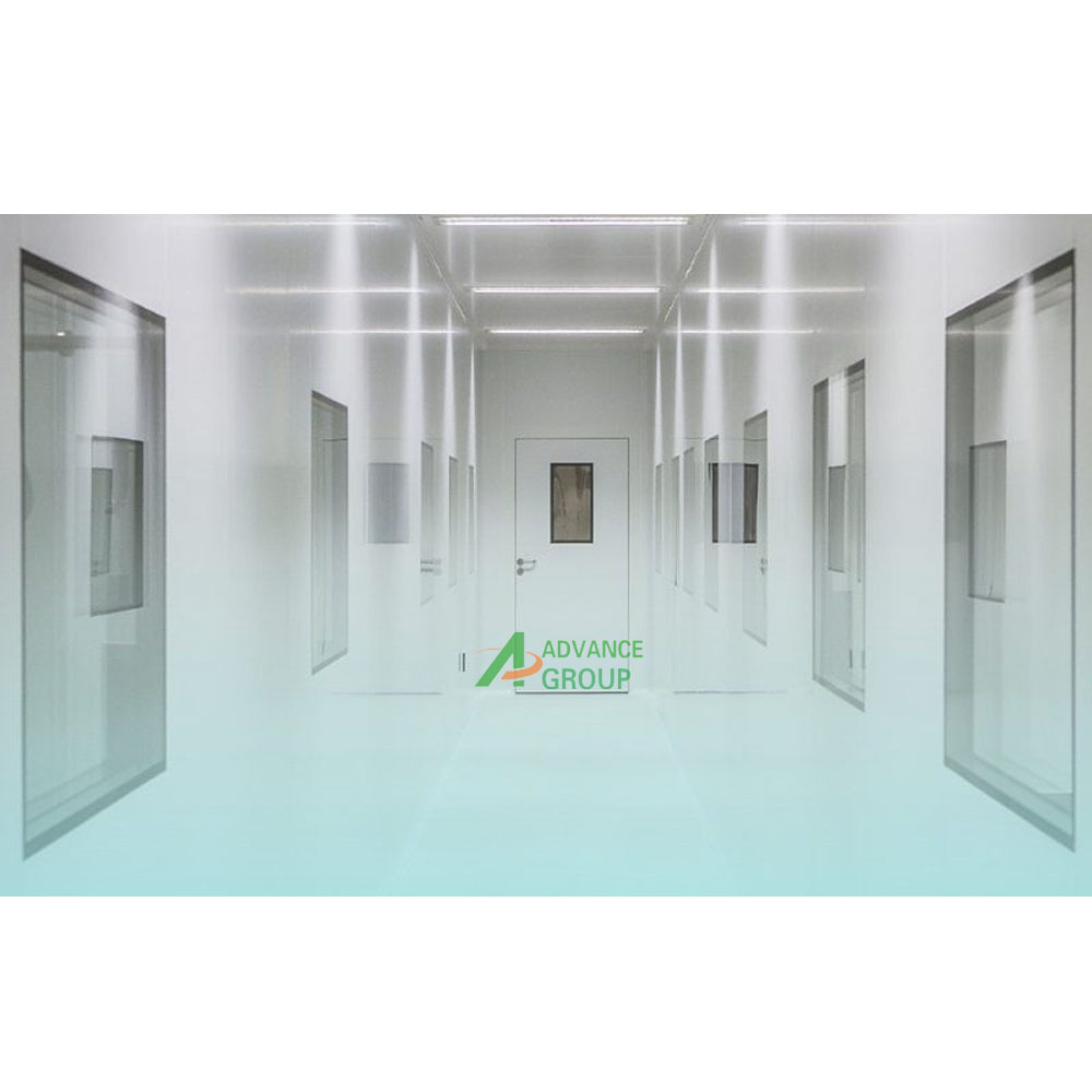 Cleanroom System Interior Swing Doors Flush Steel Doors Cleanroom Fireproof Doors