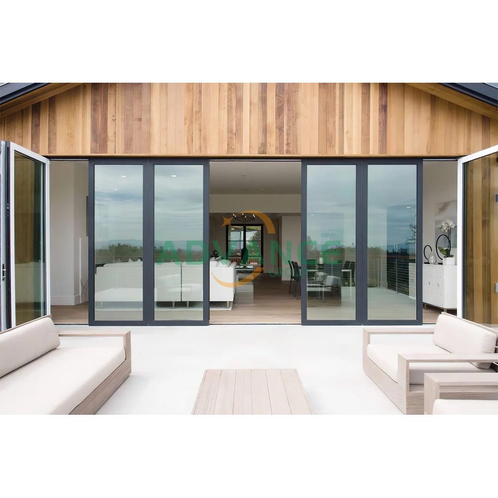 2024 Double Glazed swing and sliding door aluminium balcony door aluminium sliding door