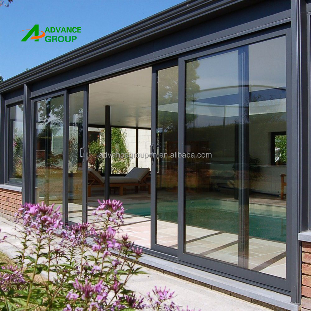 ADVANCE aluminum sliding doors front entry door glass glass windows and doors