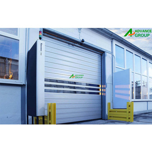 2024 Hard aluminum material fast automatic high speed horizontal spiral roller shutter sliding door