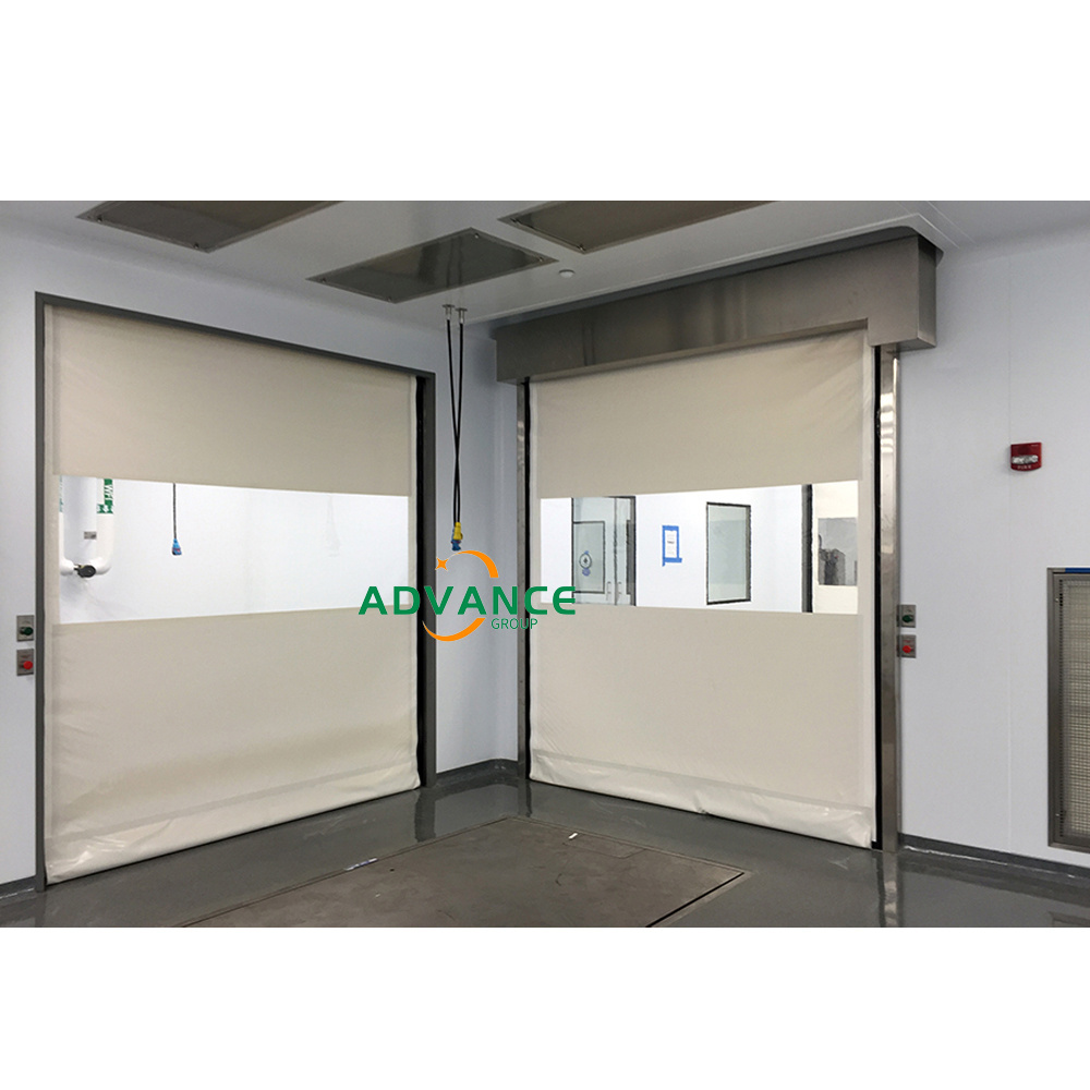 Advance Warehouse Dock Door Automatic Commercial Rapid Door High Speed Roll Up Sheet Shutter PVC high speed door