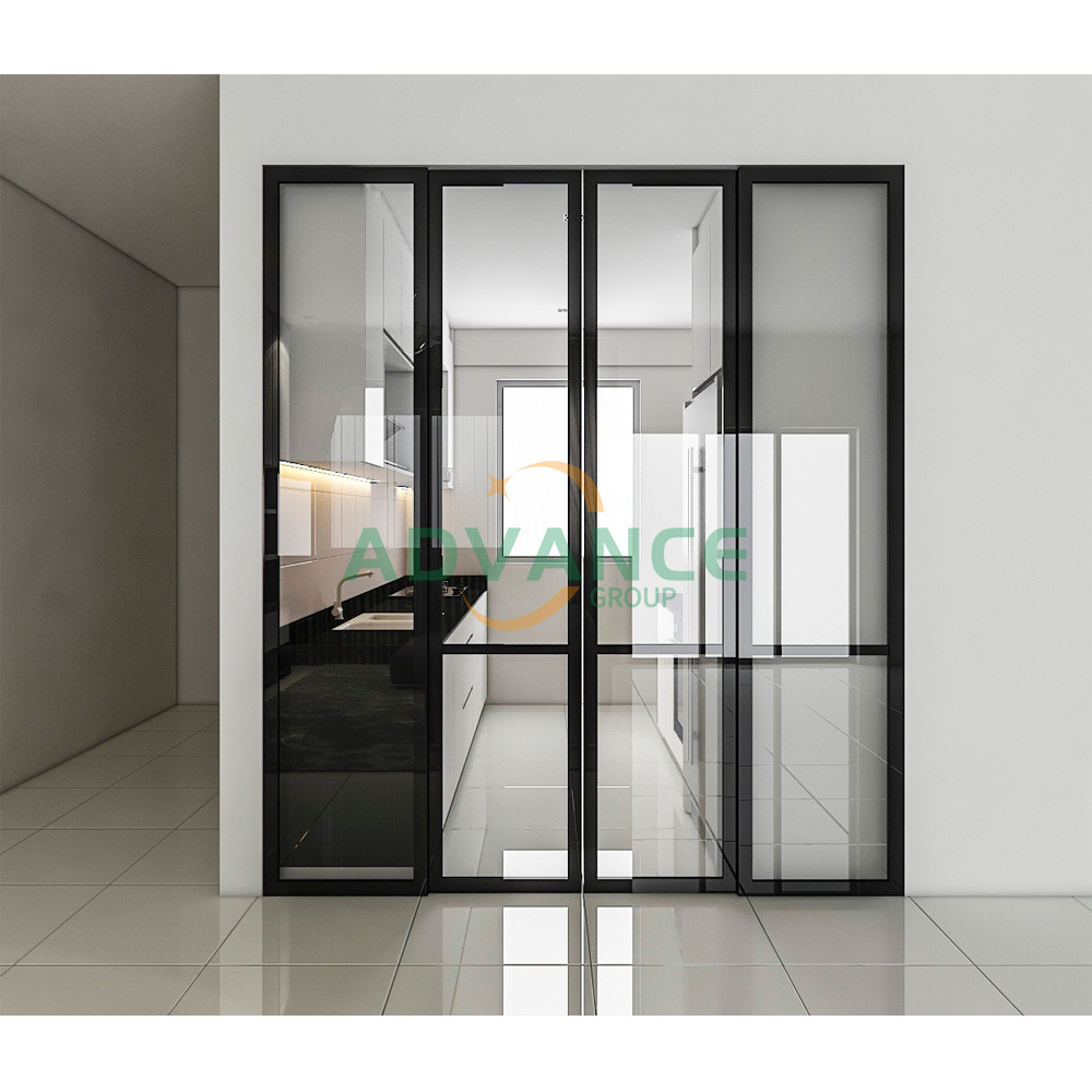 Wholesale Security insulated double glazed glass aluminum patio sliding door for balcony