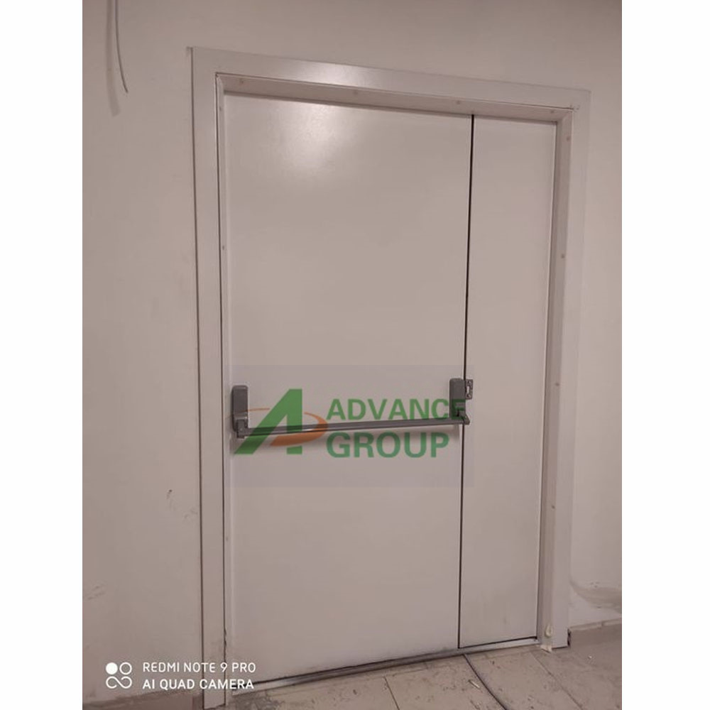 Commercial Shopping Centers Fireproof Door Fire Rated Door equipped With Panic Bar