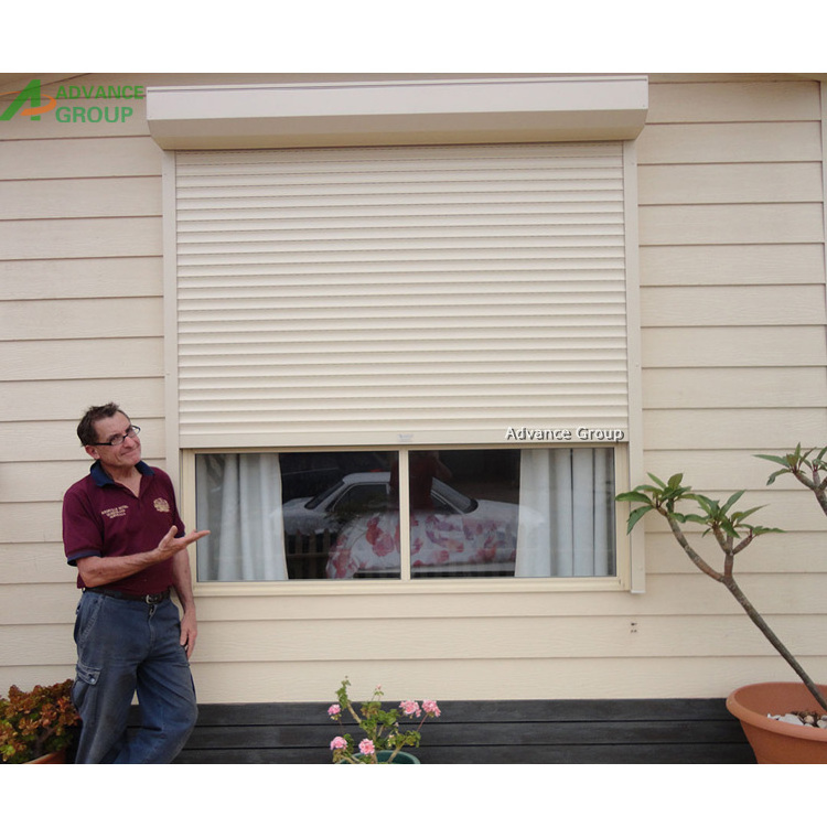 European aluminium storm hurricane roll shutter window shutters