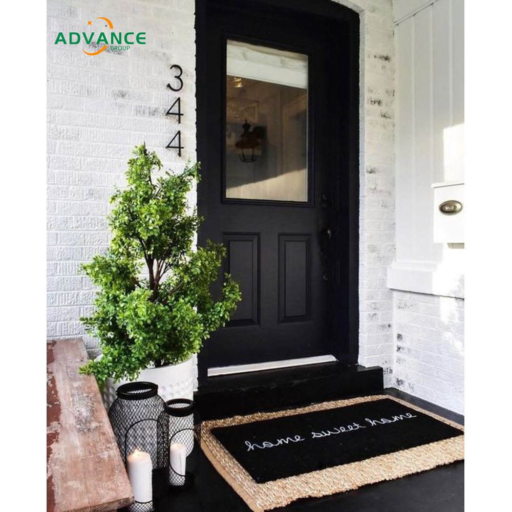 Advance  House Prehung Design Exterior White Fiberglass Back Door with Pet Door