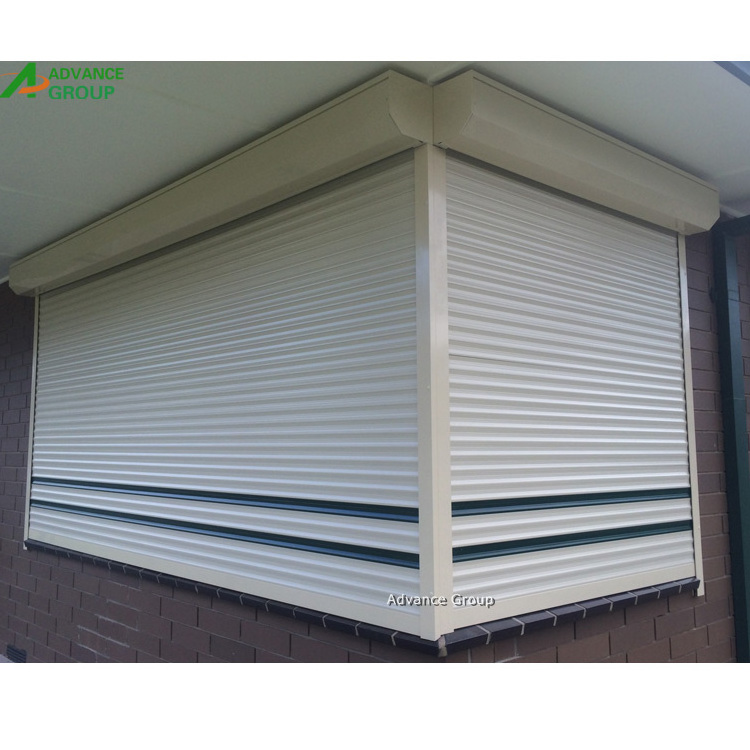 European aluminium storm hurricane roll shutter window shutters