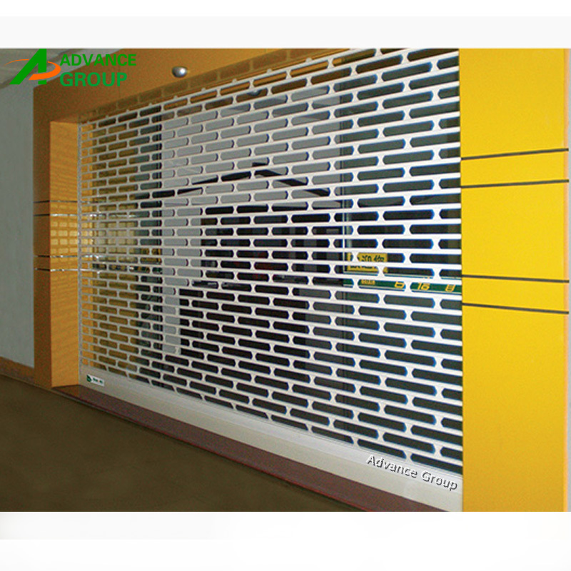 Cheap price Aluminum Grille Roller Shutter Security Shop Front Doors Electric Aluminum Alloy Panel Roller Rolling Shutter