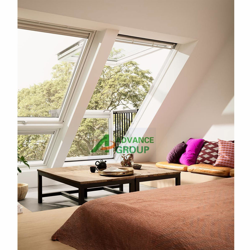 Excellent waterproof good ventilation skylight villa attic roof window converts to balcony opening up your loft space