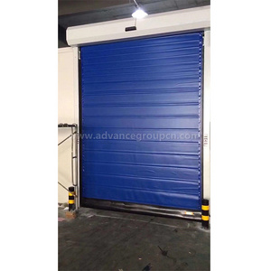 Industrial motorized  pvc insulated curtain freezer high speed cold room doors for cold room or refrigeration warehouse