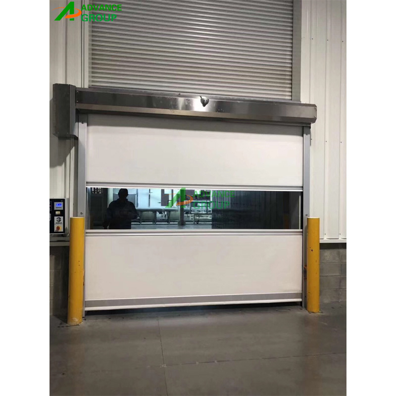 2023 High Speed Sliding Automatic Industrial Warehouse Interior Rapid Roller Shutter Door Plastic Roll Up Door