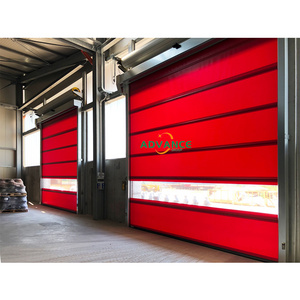 Advance Warehouse Dock Door Automatic Commercial Rapid Door High Speed Roll Up Sheet Shutter PVC high speed door